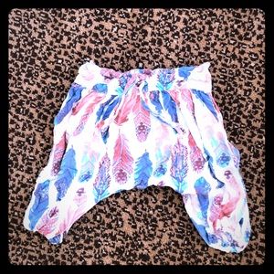 Boho chic hippy pants